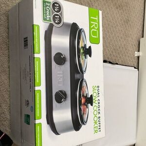 Dual crock buffet slow cooker tru